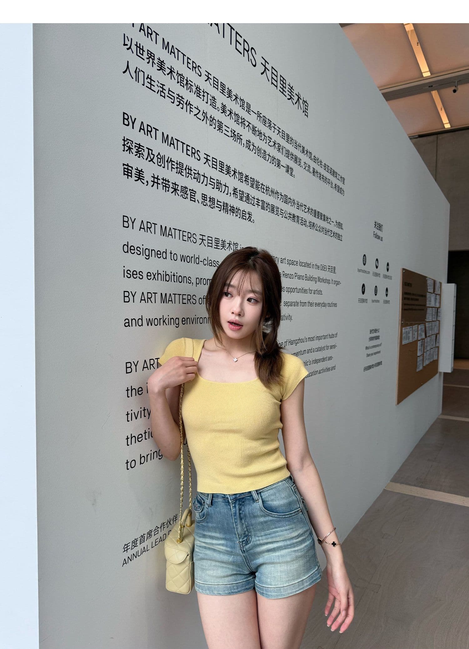 학원 스타일 출퇴근 반바지 봄 여름 새로운 워싱 디스플레이 높음 슬림해 보이는 다용도 루즈핏 스트레이트 데님 반바지 트렌디 상세 이미지 2