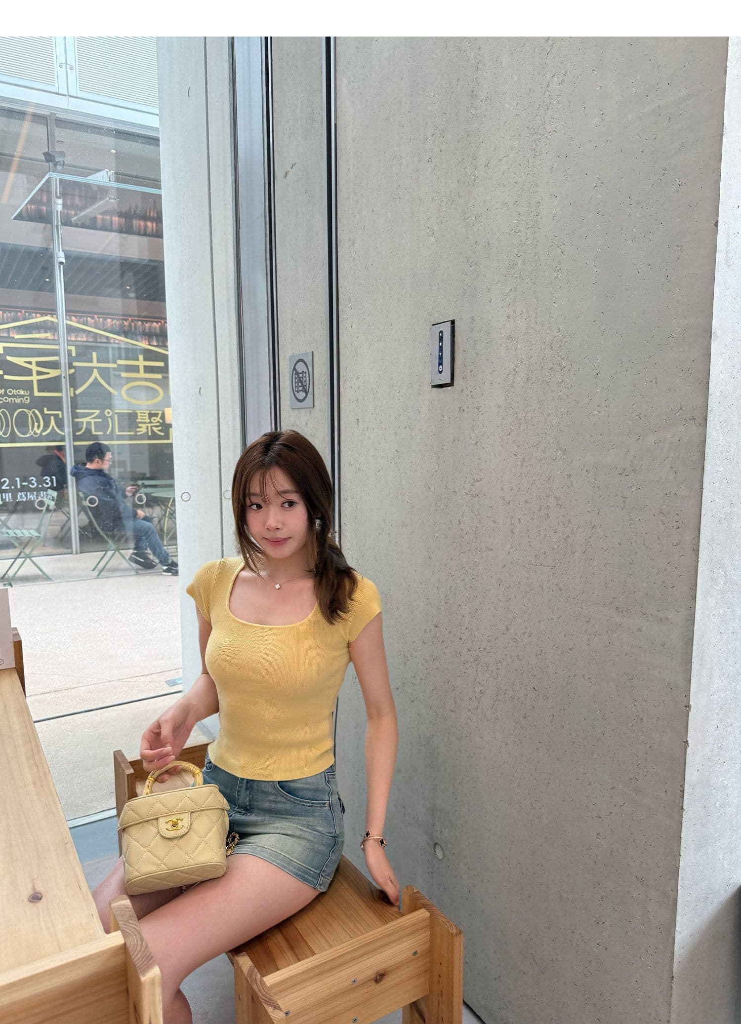 학원 스타일 출퇴근 반바지 봄 여름 새로운 워싱 디스플레이 높음 슬림해 보이는 다용도 루즈핏 스트레이트 데님 반바지 트렌디 상세 이미지 11
