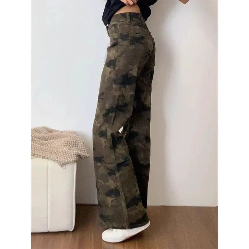 트렌드 개성 다용도 부츠컷 청바지 여성 봄 가을 새로운 슬림해 보이는 디스플레이 높음 한국 스타일 패션 부츠컷 청바지 트렌디 상세 이미지 5