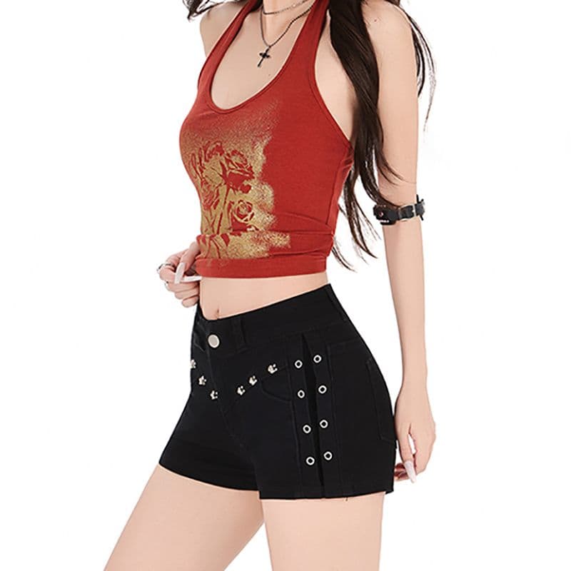거리 핫걸 트렌드 데님 반바지 여성 봄 여름 새로운 패션 캐주얼 출퇴근 타이트 스커트 데님 뜨거운 바지 이미지 4