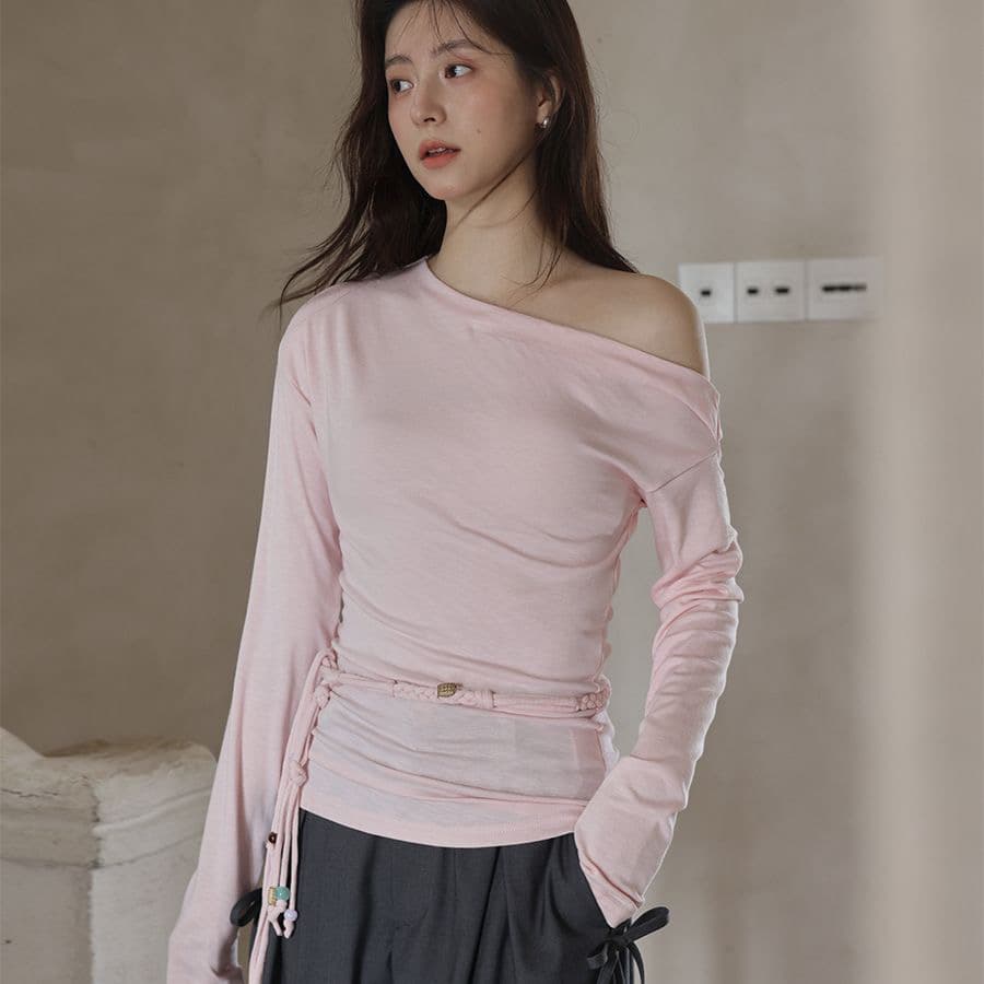한 부서 패션 다용도 긴팔 티셔츠 여성 몸매 가꾸기 슬림해 보이는 미니멀리즘 출퇴근 핫걸 바람 기본 셔츠