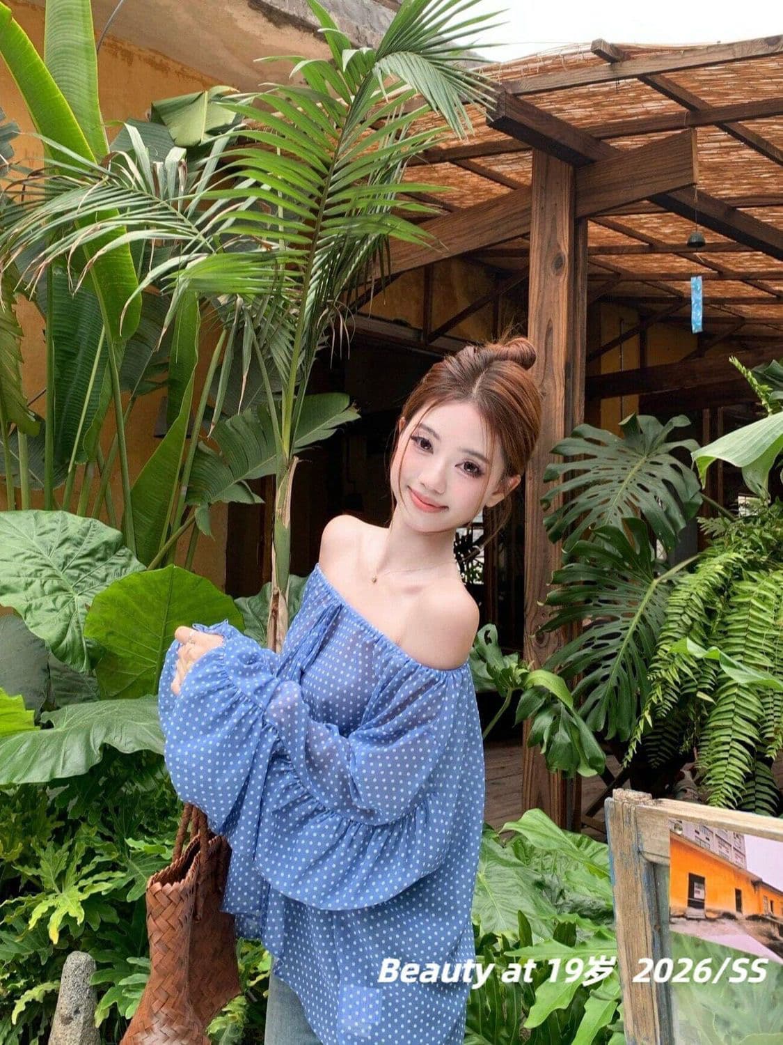 훌륭함 니켈 티 Romantik 기타 착용 법 품격 섹션 오프숄더 여성 루즈핏 슬림해 보이는 캐주얼 느슨함 센스 맨위 상세 이미지 4