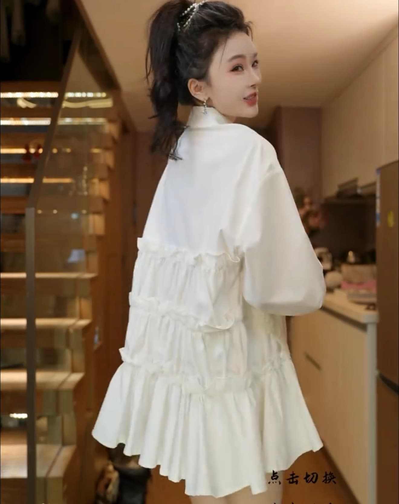 레이 레이 카 다몸 한국 스타일 셔츠 무거운 작업 오리지널 디자인 루즈핏 한국 스타일 셔츠 상세 이미지 5