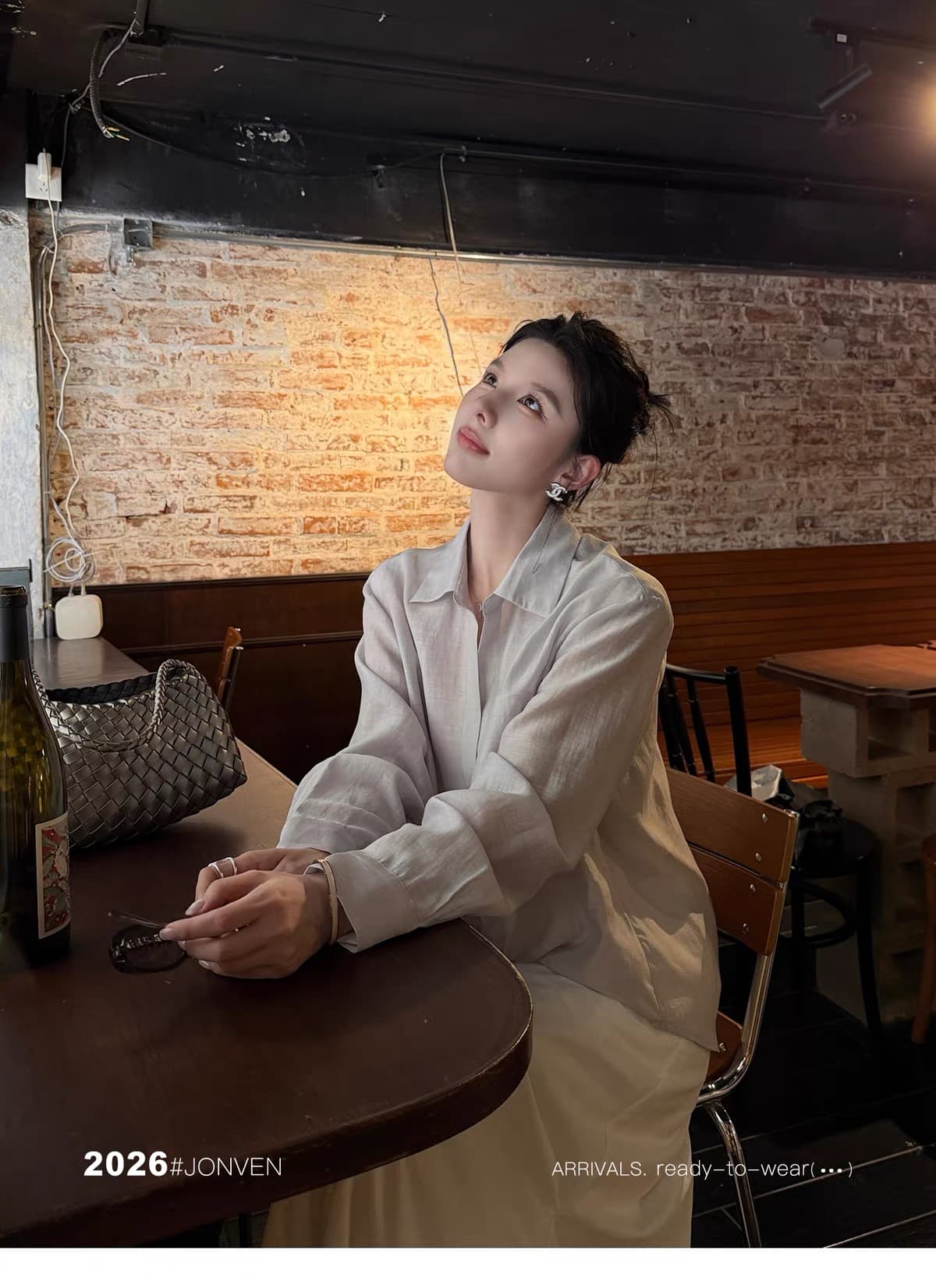 켜기 새로운 가을 새로운 패션 다용도 슬림해 보이는 품격 벨 랭 셔츠 레이스 조각 셔츠 상세 이미지 11