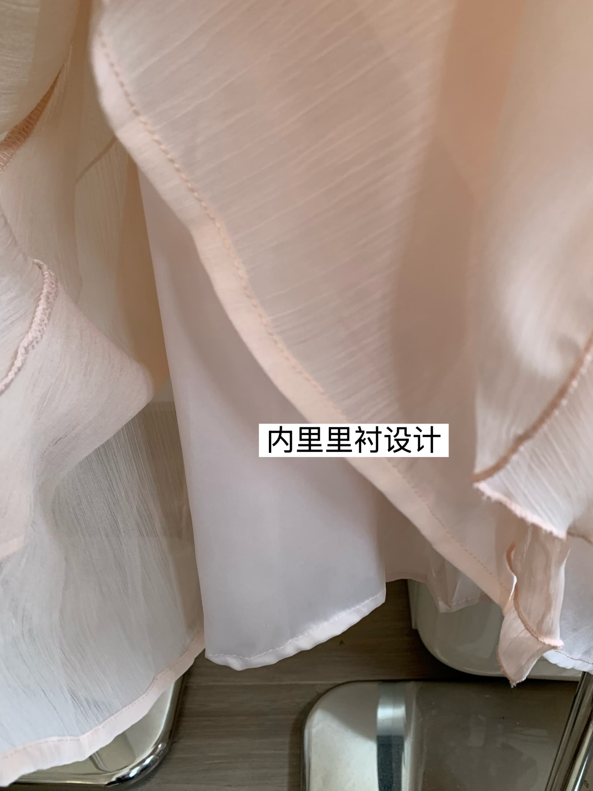 박하 녹색 여름 슬립 여성 드레스 휴가 바람 품격 상세 이미지 11