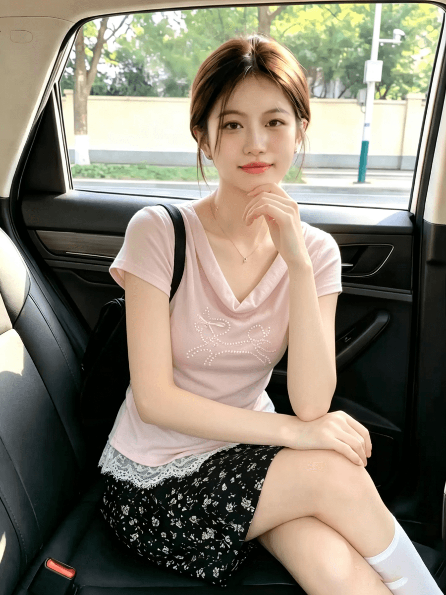 2026 년 여름 새로운 한국 스타일 3 차원 주문 구슬 출퇴근 몸매 가꾸기 디자인 센스 슬림해 보이는 다용도 반팔 티셔츠 상세 이미지 9