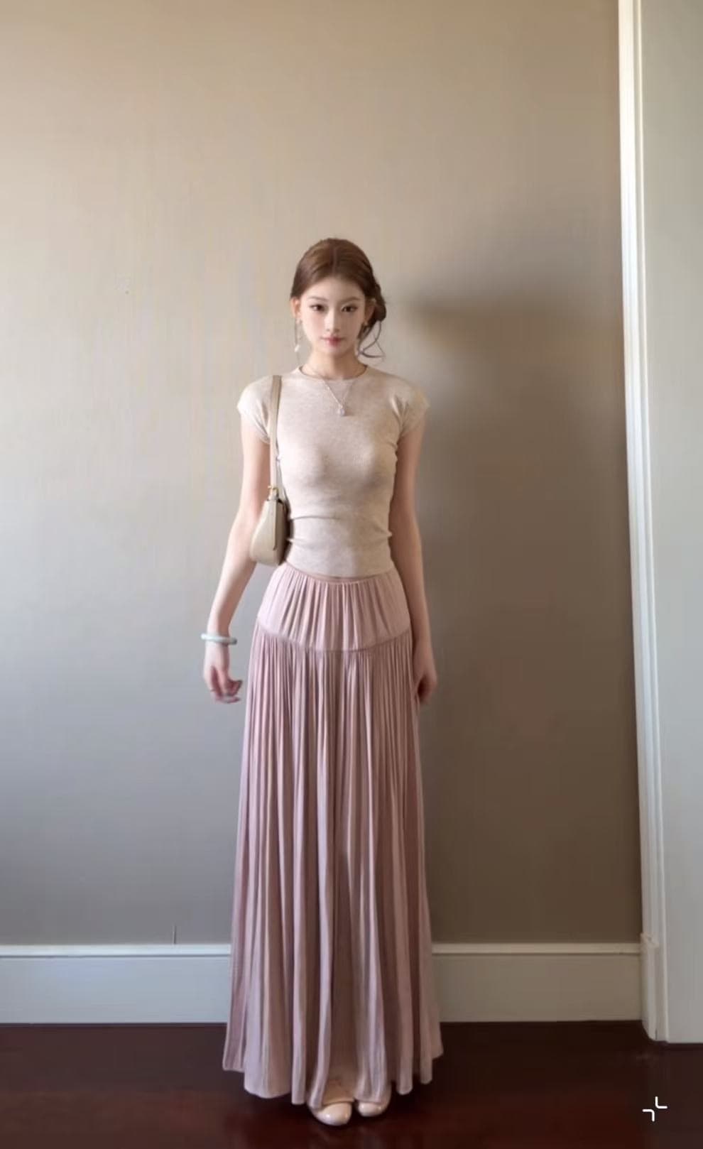 여름 착용 가져 가라. 차가운 소금 부서 패션 연령 감소 인터넷 유명인 튀김 거리 수 있습니다. 소금 수 있습니다. 달콤한 항구 바람 레트로 chic 투피스 슈트 여성 상세 이미지 4