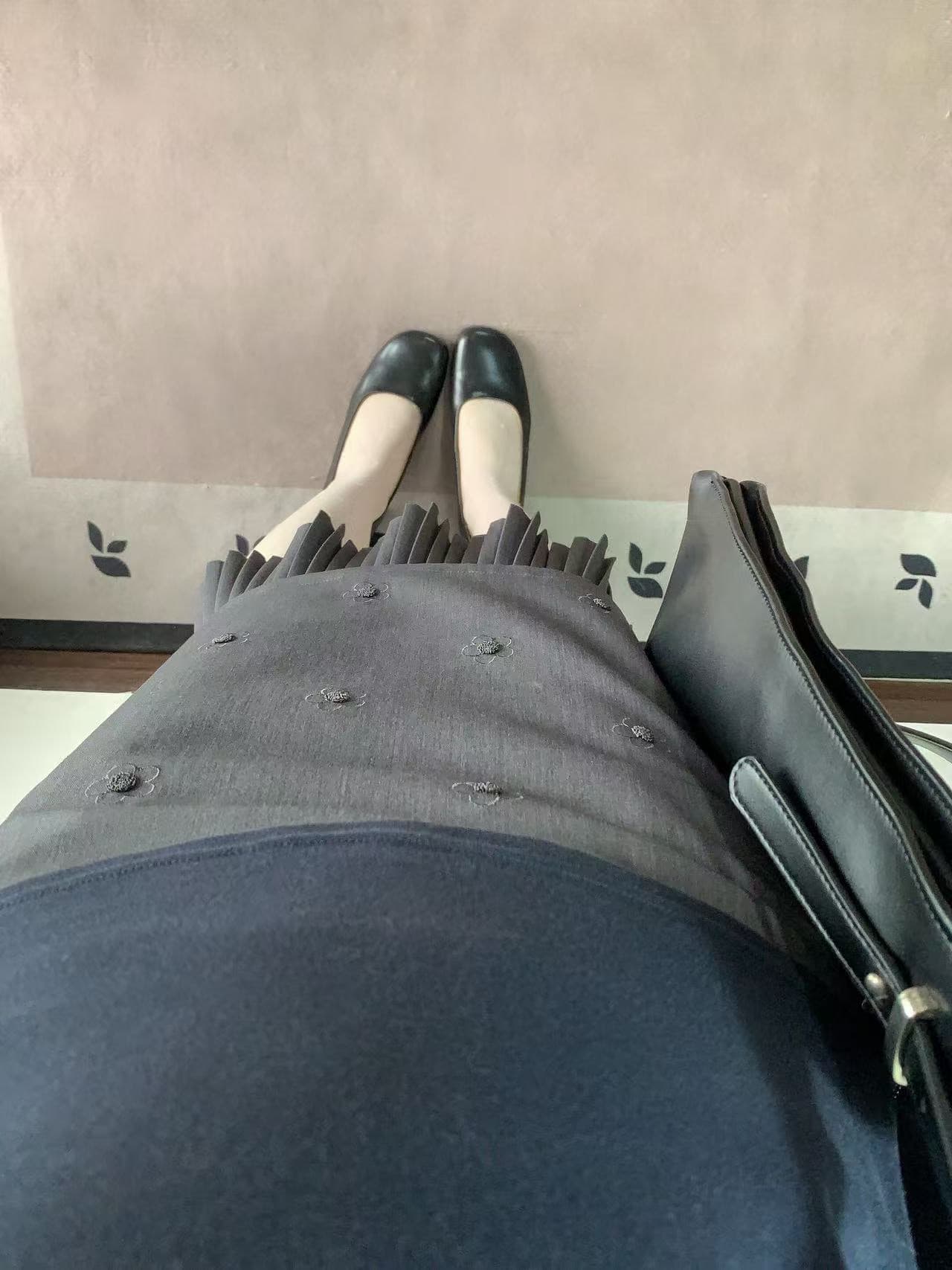 2026 여름 새로운 품격 전체 집합 ootd 착용 가져 가라. 자이언트 잘 생긴 아름다운 서리가 내린 첨부 된 의류 반신 치마 세트 상세 이미지 6