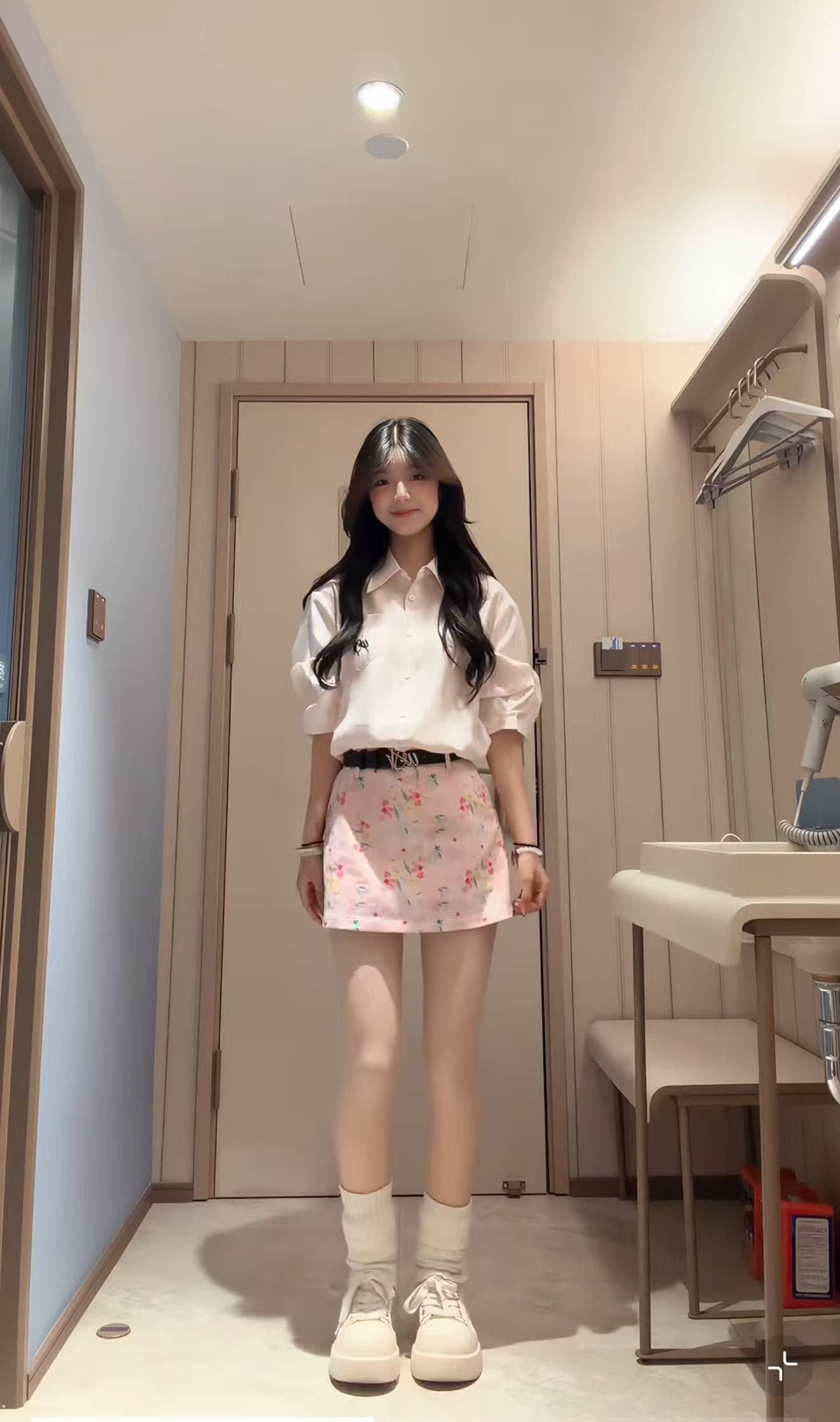 여름 드레스 코디 전체 집합 빛 요리 한 로얄 자매 작은 키 아메리칸 달콤한 매운맛 바람 디자인 센스 맨위 치마 투피스 슈트 이미지 4