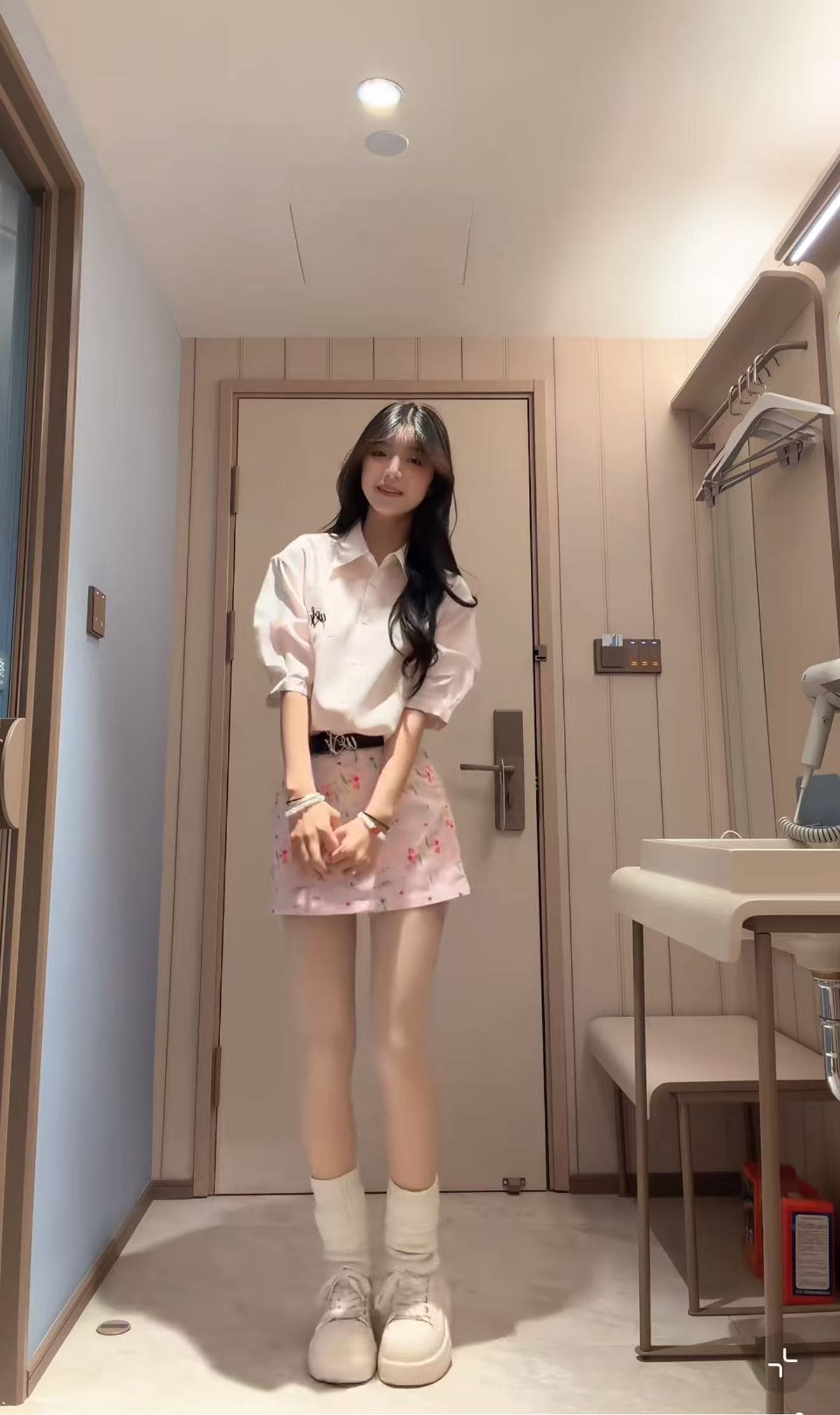 여름 드레스 코디 전체 집합 빛 요리 한 로얄 자매 작은 키 아메리칸 달콤한 매운맛 바람 디자인 센스 맨위 치마 투피스 슈트 상세 이미지 1