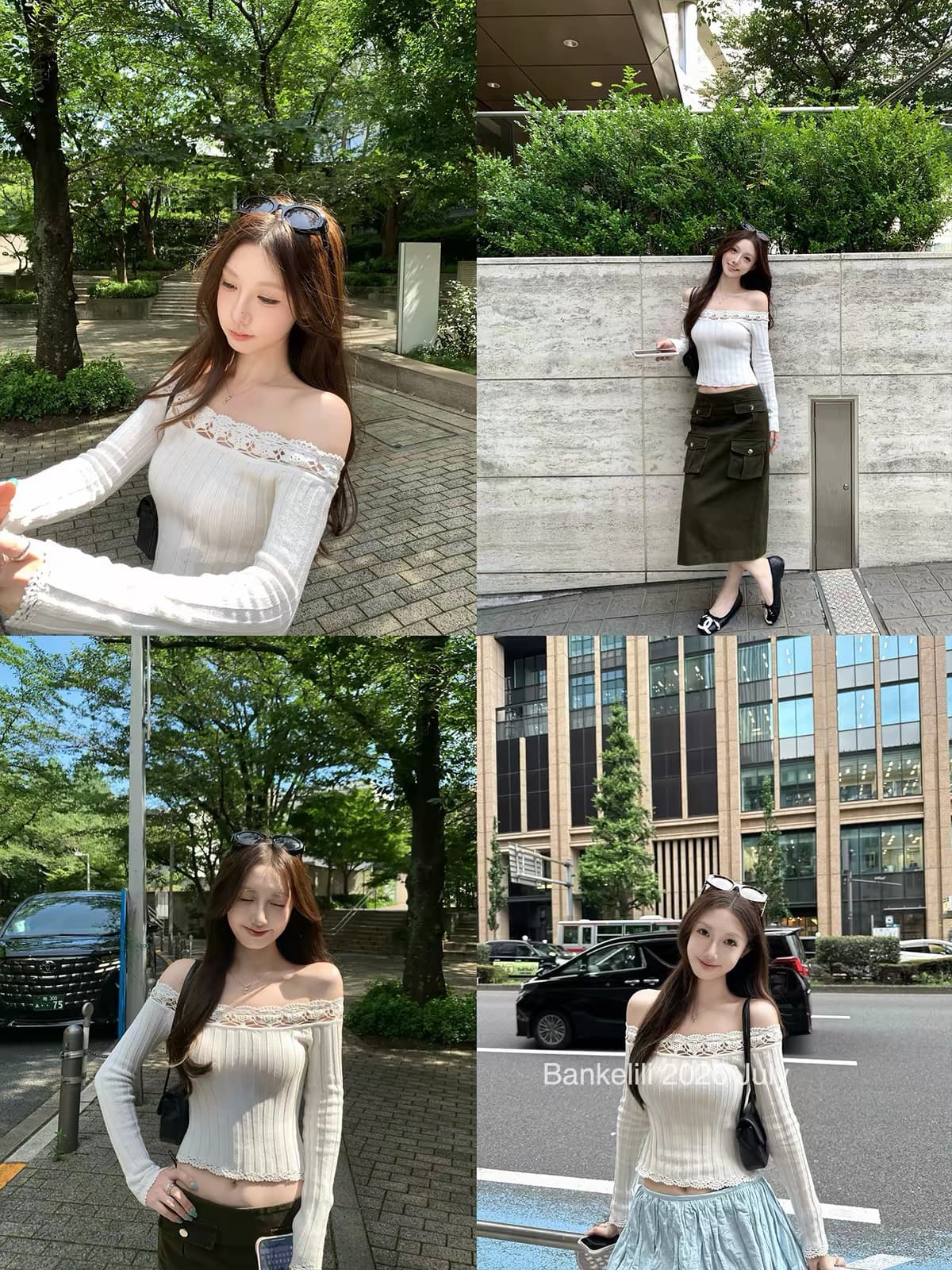 밤나무 코코아 bankelili 향기로운 분위기 달콤한 천 새싹 수공 자수 순면 홀로우 아웃 긴팔 니트 스웨터 여성 가을 이미지 4