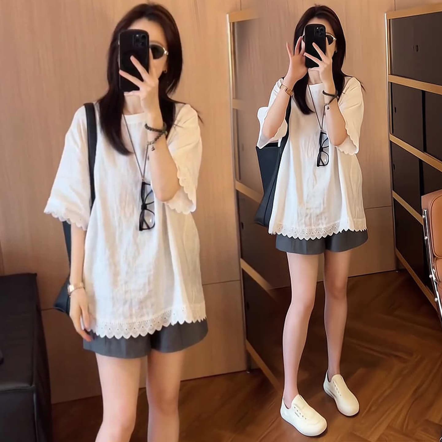 2026 임산부 면 린넨 세트 이미지 3