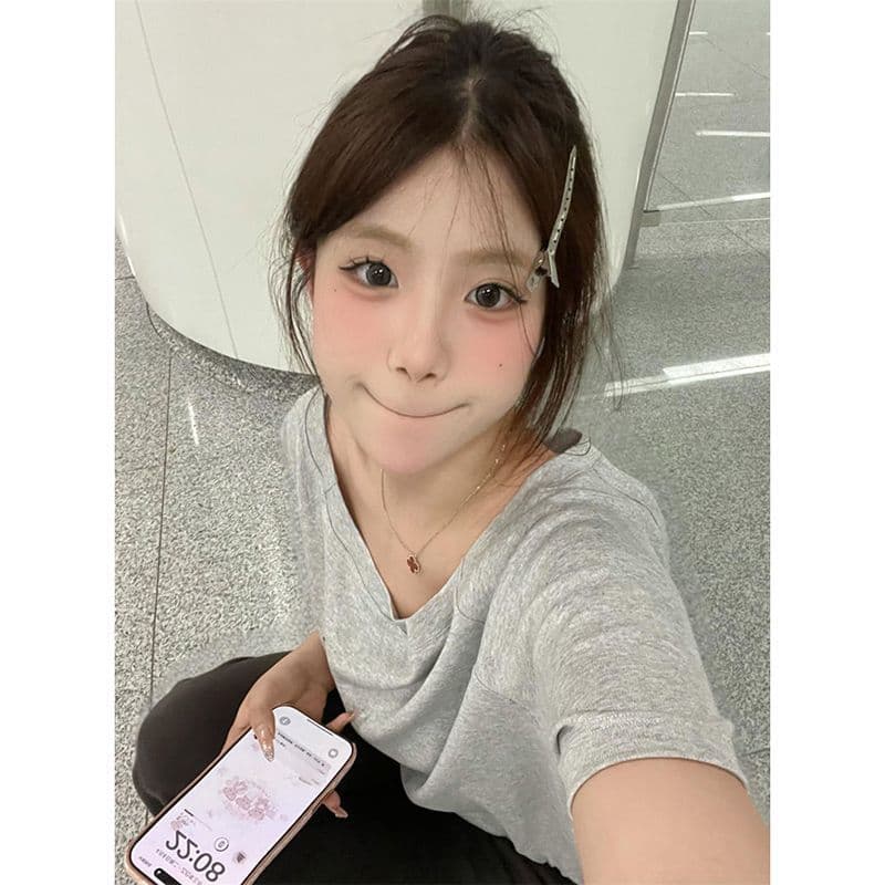 40 오스트리아 세대 서울 92 면 8 암모니아 Lun 220 그램 비스듬한 어깨 오프숄더 티셔츠 새로운 프린트 맨위 상세 이미지 3