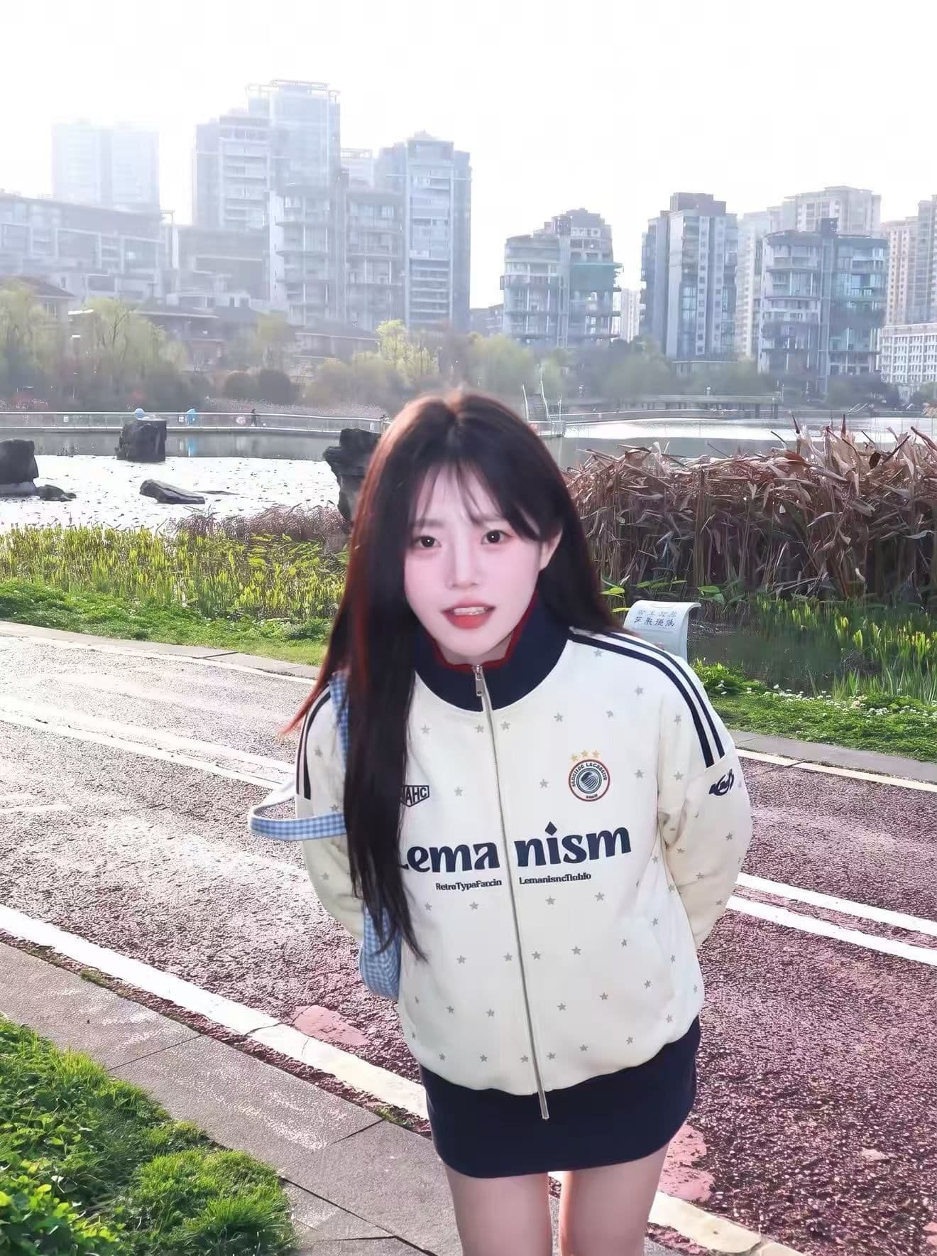 후아 면 원단 원본 솜씨 학원 스타일 별 프린트 스탠드 칼라 오픈 가디건 지퍼 후드티 재킷 남녀 가을 겨울 상세 이미지 12