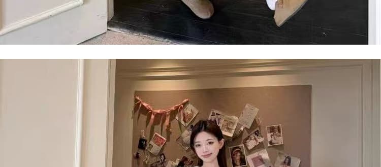 가을 새로운 출산 착용 도트 무늬 멜빵 점프 슈트 치마 세트 2026 슈퍼 잘 생긴 기본 셔츠 롱 스커트 투피스 세트 상세 이미지 29