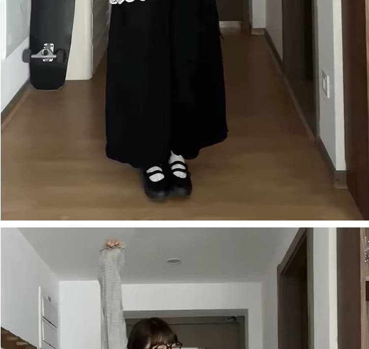 가을 임신 기간 착용 가져 가라. 2026 새로운 프랑스식 맨위 프릴 셔츠 카디건 코트 조끼 출산 착용 세트 상세 이미지 15