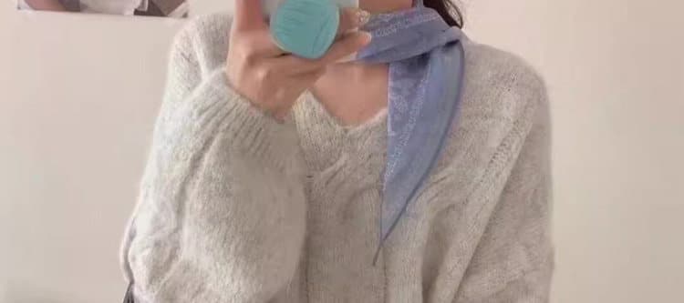 한 부서 느긋한 바람 V넥 꽈배기 니트 스웨터 여자 가을 겨울 착용 가져 가라. 부드러운 찹쌀 슬림해 보이는 루즈핏 맨위 여성 새로운 상세 이미지 14