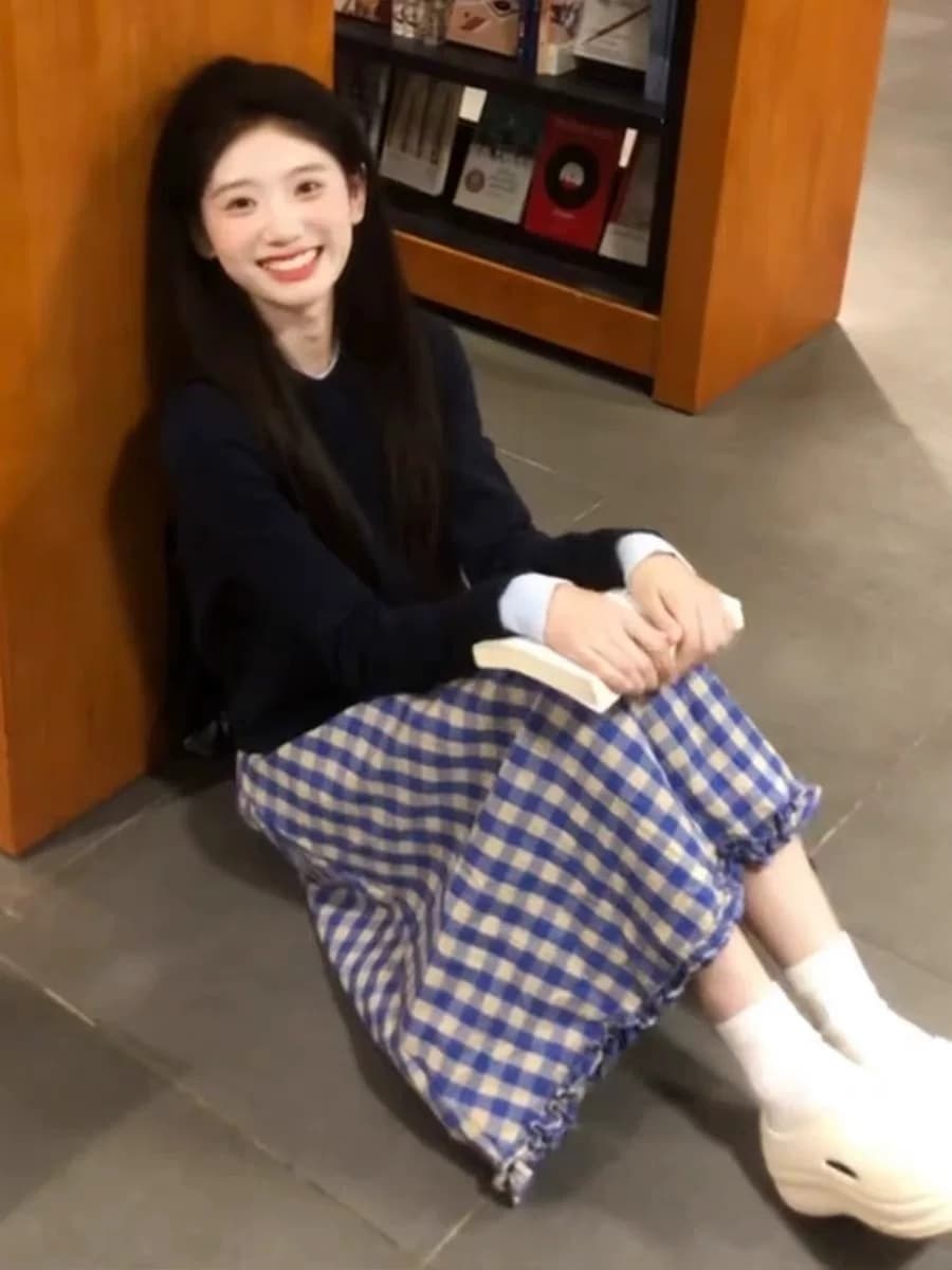 학원 스타일 페이크 레이어드 스웨터 여성 코트 조기 가을 2026 새로운 한 부서 착용 가져 가라. 부드러운 찹쌀 니트 오픈 가디건 맨위 상세 이미지 5