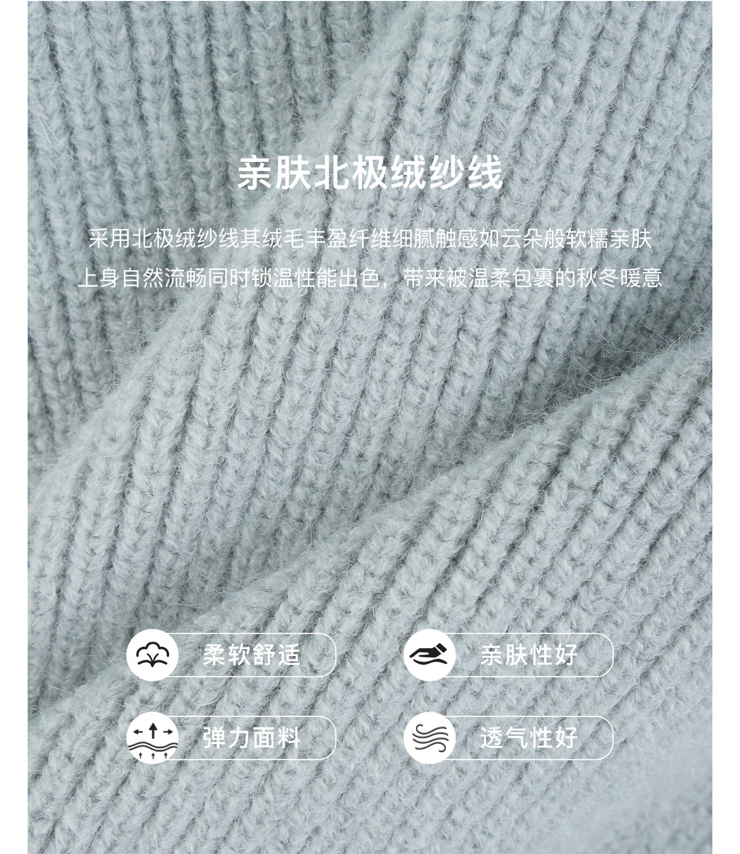 케이크를 잘라 직접 만든 작은 키 파란색 새로운 맨위 여성 디자인 센스 스카프 부드러운 스웨터 니트 스웨터 재킷 상세 이미지 6