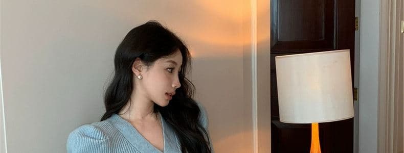 빛 럭셔리 프랑스 명문 여성 고급 회색 양모 니트 여성 드레스 가을 겨울 작은 키 만나는 섹시함 타이트 스커트 미니 스커트 상세 이미지 89