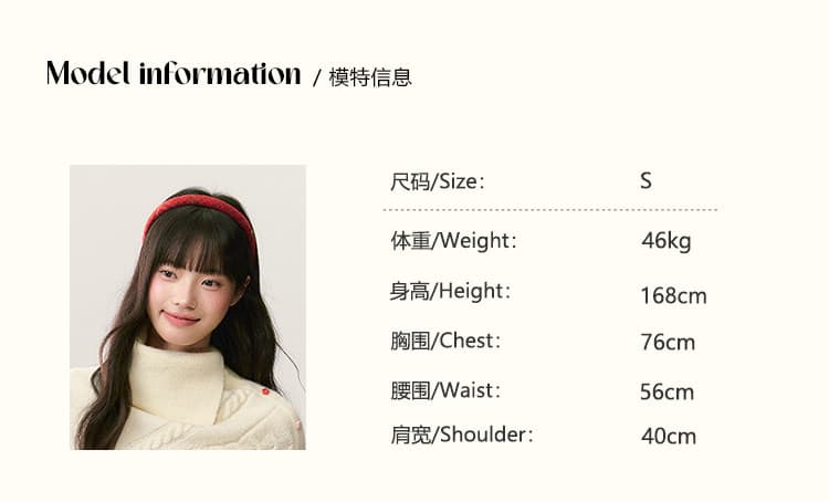 umoumo 우 버섯 베이지 색 트위스트 꽃 루즈핏 맨위 폐회 밑단 비대칭 폴로 칼라 색상 버클 망토 스웨터 상세 이미지 12