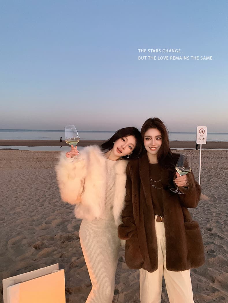 lilylikes 矜贵 자매 센스 양모 부드러운 찹쌀 고급 질감 하나 슬라이스 불규칙 맨위 반 스커트 세트 상세 이미지 26