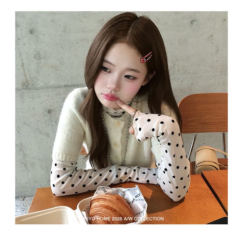 작은 요정 니켈 어린이 화이트 부드러운 니트 스웨터 여성 가을 자이언트 잘 생긴 스택 착용 재킷 모직물 베스트 아름다운 작은 맨위 상세 이미지 10