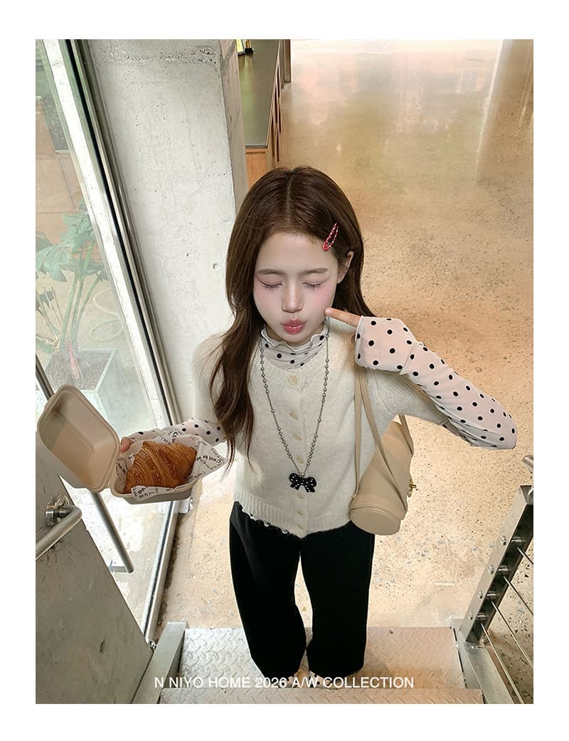 작은 요정 니켈 어린이 화이트 부드러운 니트 스웨터 여성 가을 자이언트 잘 생긴 스택 착용 재킷 모직물 베스트 아름다운 작은 맨위 상세 이미지 14