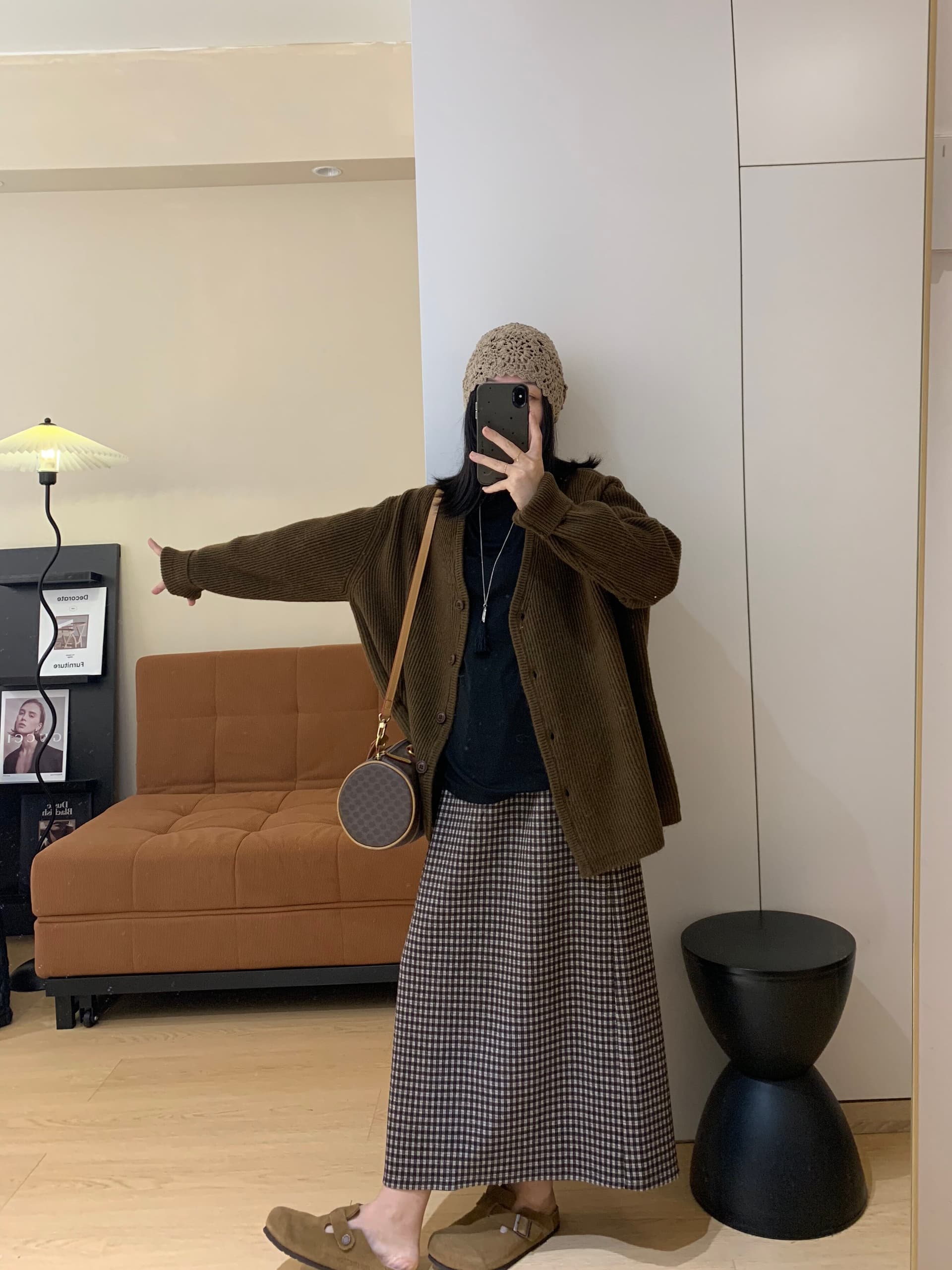 느긋한 바람 무거운 작업 포함 양모 V넥 구덩이 기사 스웨터 오픈 가디건 암호화 니트 스웨터 재킷 맨위 여성 이른 가을 신제품 이미지 4