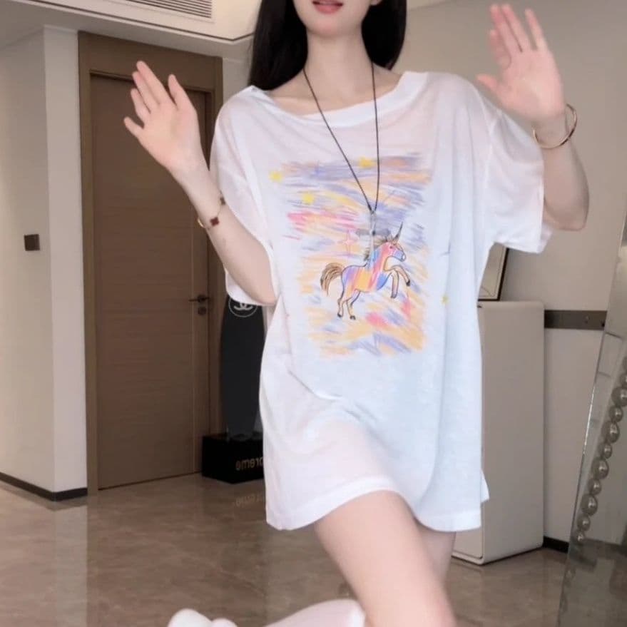 광저우 라이 경기 서울 눈꽃 얼음 차가운 면 165 그램 헝겊 차가운 미끄러짐 반팔 티셔츠