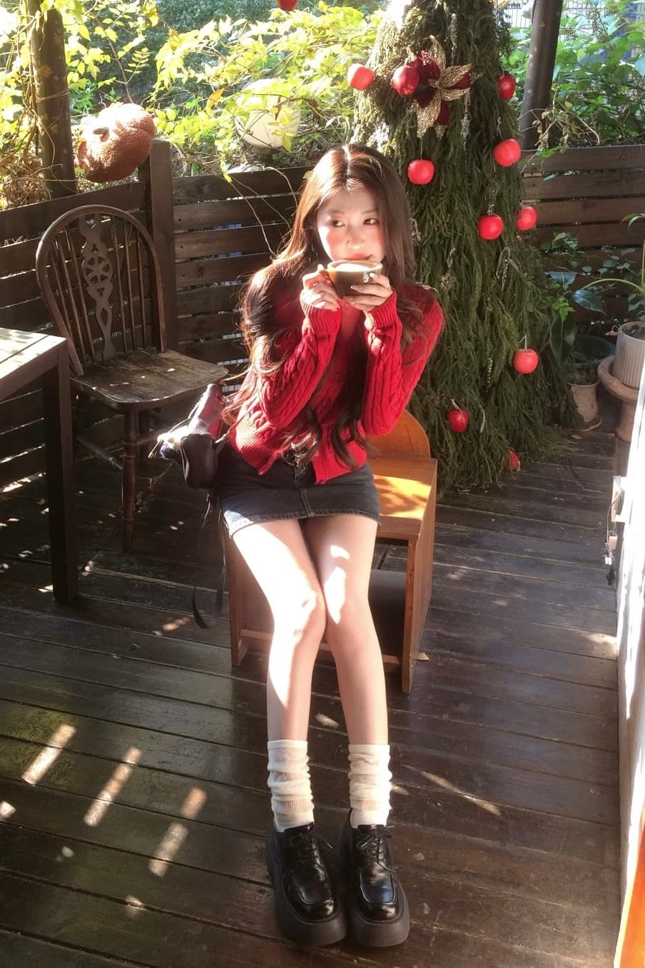 실사 정가 꽈배기 니트 오픈 가디건 여성 코트 가을 외부 가져 가라. 스웨터 한 첨부 된 의류 이미지 5