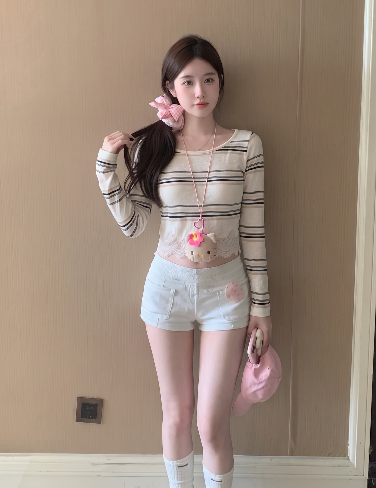 실사 정가 레이스 조각 긴팔 티셔츠 여성 얇은 스타일 자외선 차단 여성 이미지 4