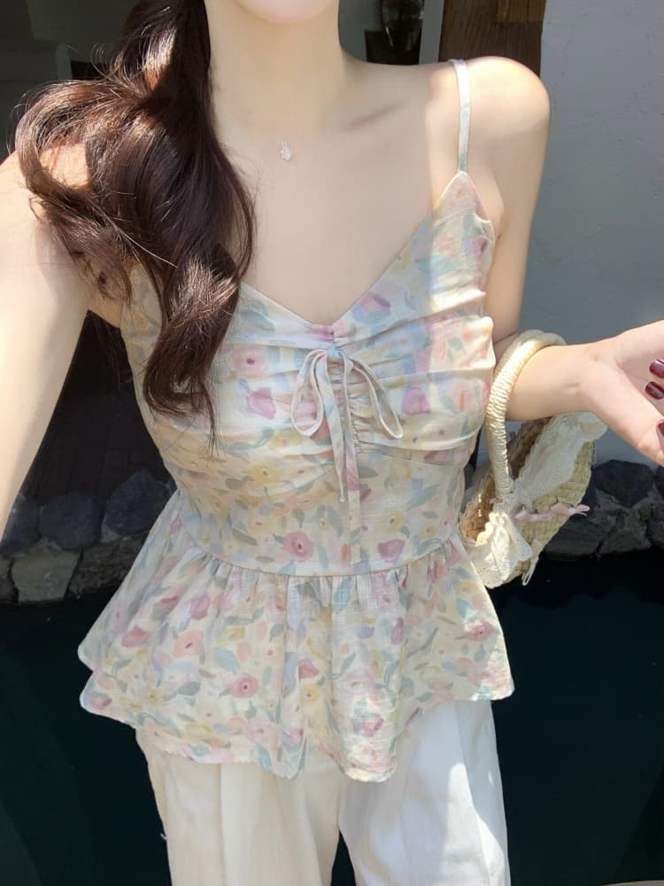실사 화이트 레이스 레이스 캐미솔 여름 지방 mm 2026 새로운 한 부서 달콤함 몸매 가꾸기 슬림해 보이는 오픈 가디건 상세 이미지 20