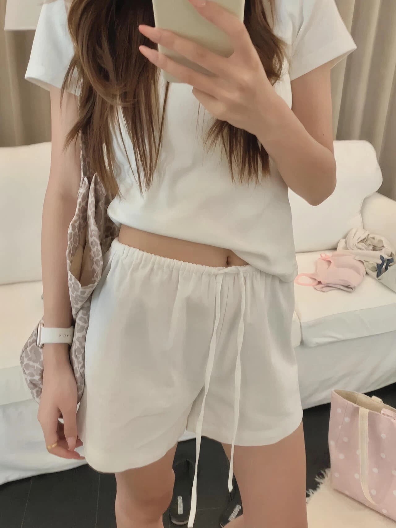 아마 반바지 여성 이미지 4