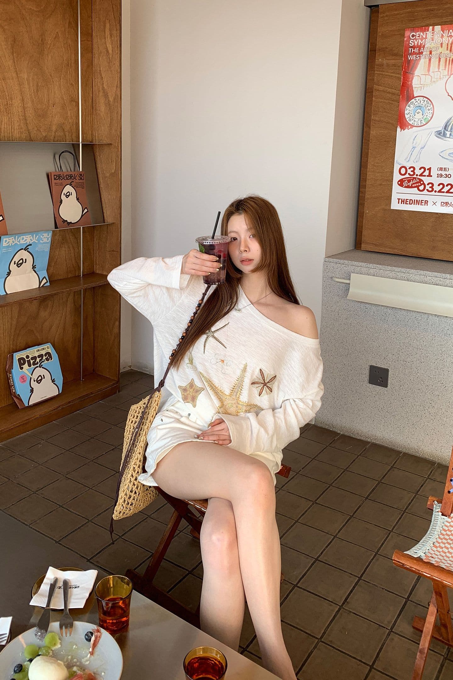 성분 65 폴리에스터 35 면 자외선 차단 블라우스 여성 여름 ootd 착용 가져 가라. 긴팔 티셔츠 화이트