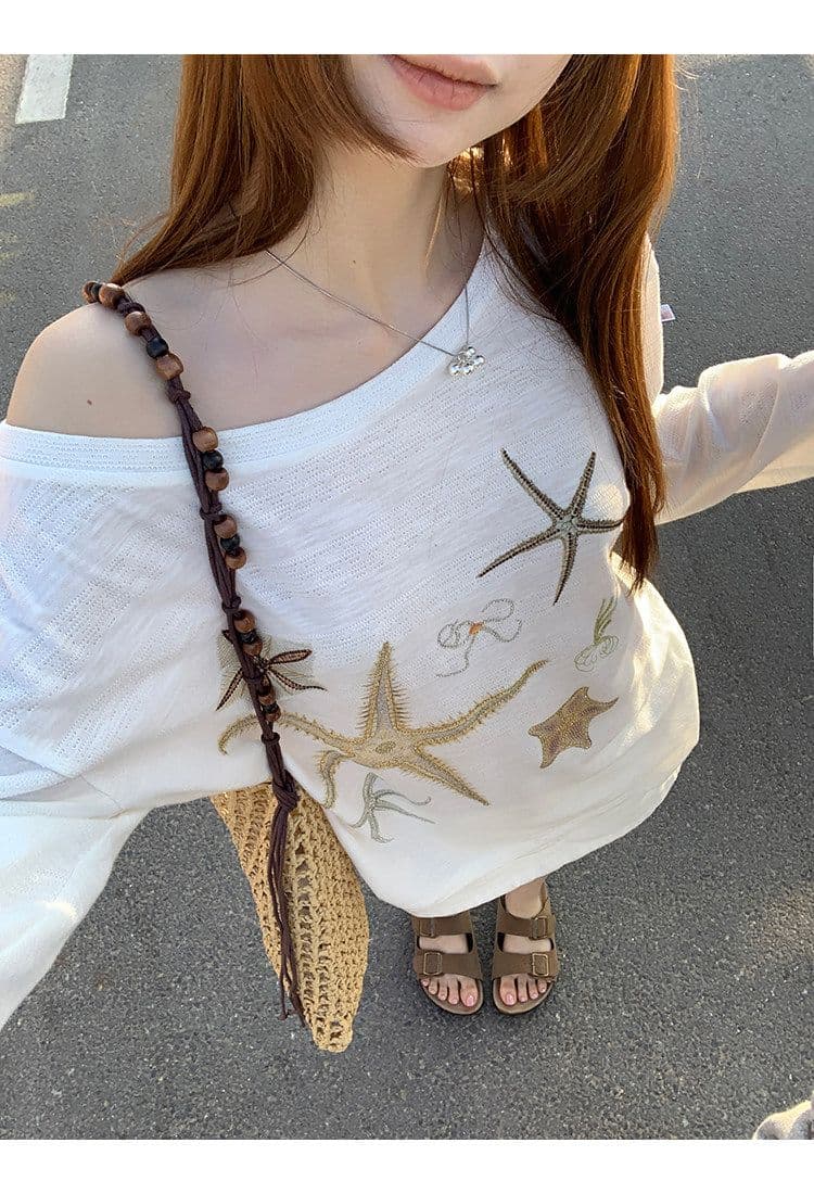 성분 65 폴리에스터 35 면 자외선 차단 블라우스 여성 여름 ootd 착용 가져 가라. 긴팔 티셔츠 화이트 상세 이미지 11