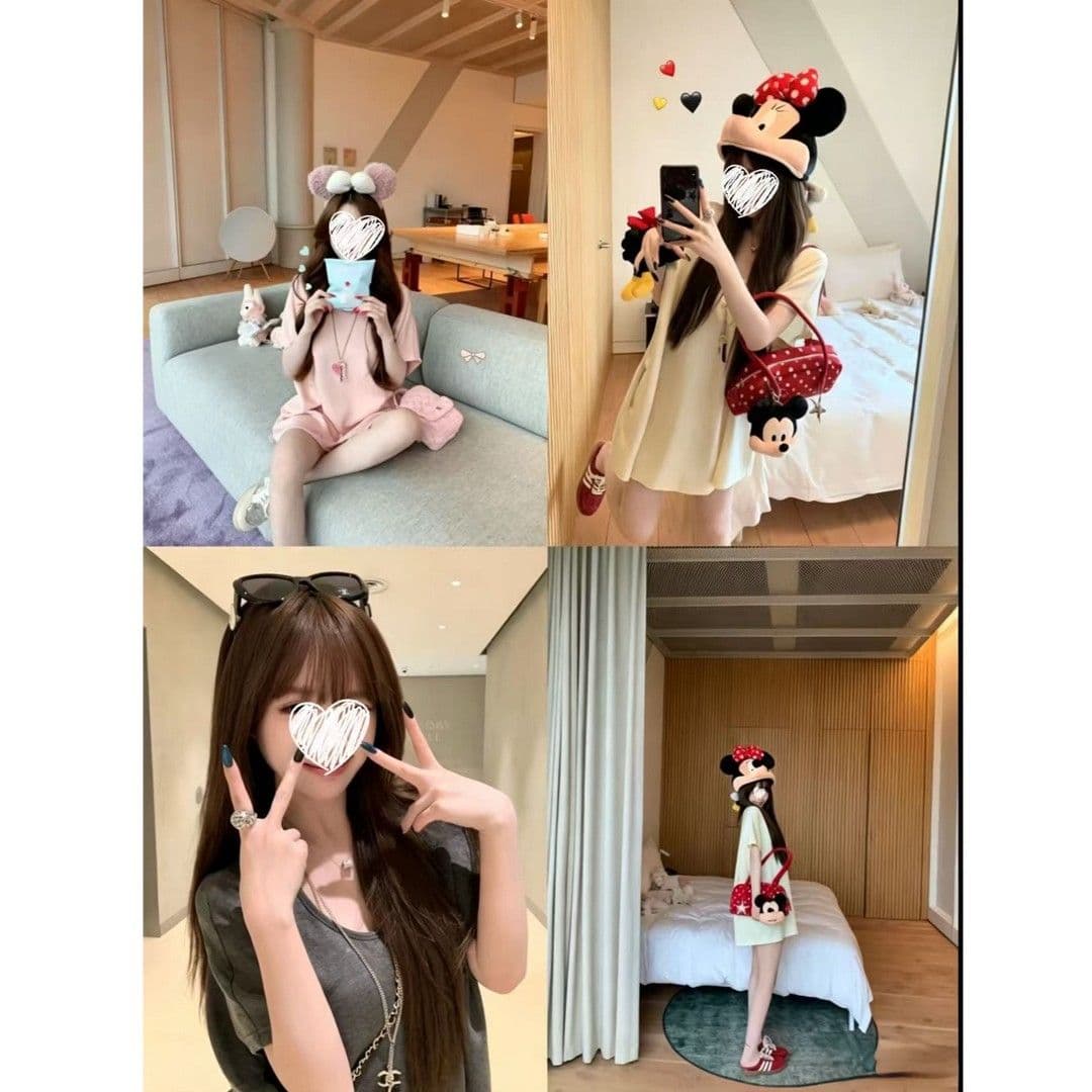 성분 80 폴리에스터 15 사람들 면 5 암모니아 Lun 단색 u 칼라 티셔츠 패션 캐주얼 여름 제인 에디션 루즈핏 디자인 상세 이미지 2