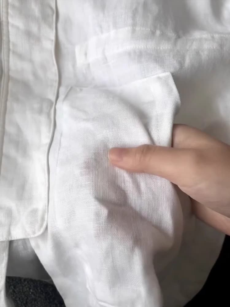 유럽 역 화이트 아마 민소매 워크웨어 베스트 조끼 여성 봄 스택 착용 미니멀리즘 다용도 민소매 어깨 재킷 이미지 4