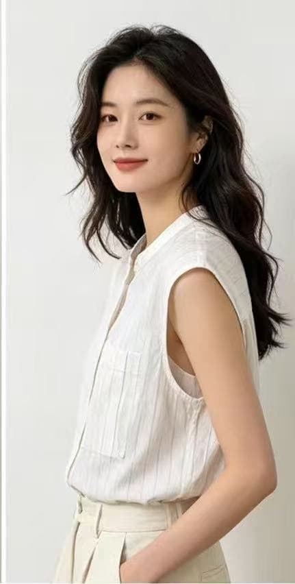 여름 새로운 마 센스 반팔 티셔츠 여성 슬림해 보이는 다용도 ins 바람 맨위 통기성 프로 피부 아니요 심심한 땀 패션 트렌드 이미지 3