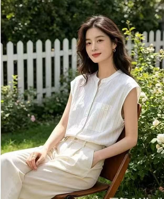 여름 새로운 마 센스 반팔 티셔츠 여성 슬림해 보이는 다용도 ins 바람 맨위 통기성 프로 피부 아니요 심심한 땀 패션 트렌드 상세 이미지 4