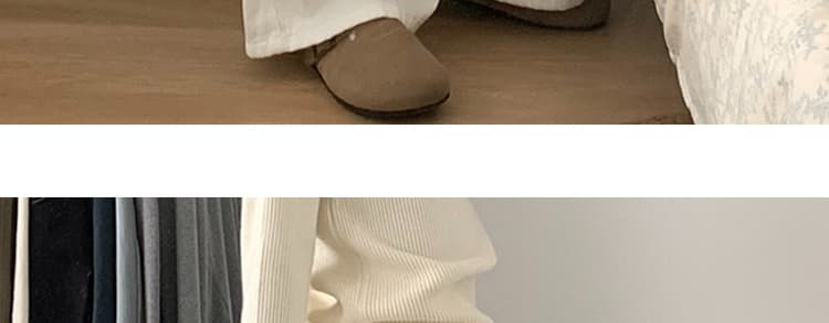 임산부 바지 봄과 가을 외출용 와이드 레그 팬츠 청바지 2025 새로운 루즈핏 슬림해 보이는 다용도 스트레이트 팬츠 가을 겨울 상세 이미지 23