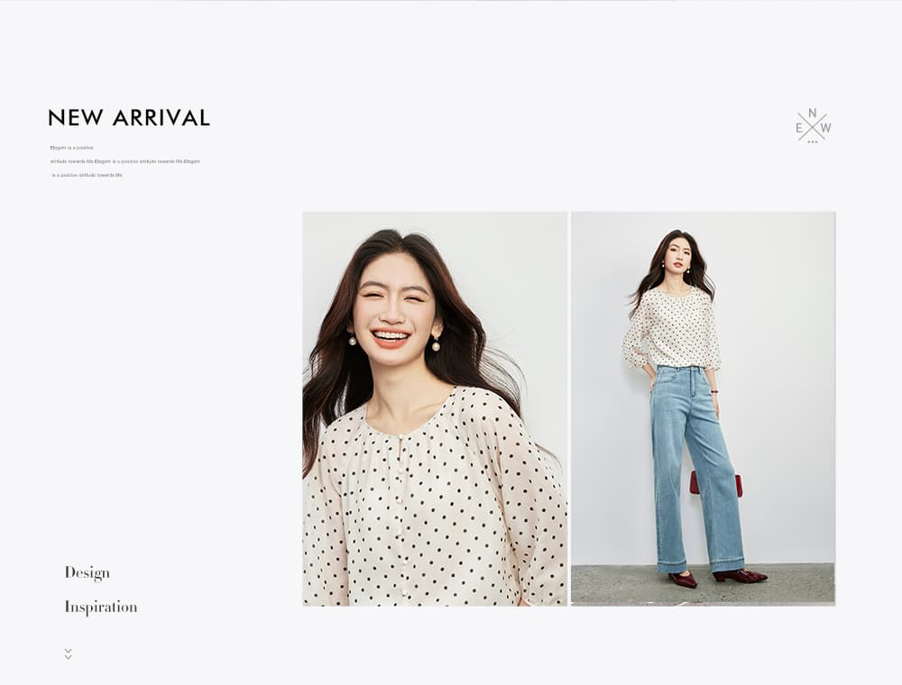 도트 무늬 꽃무늬 쉬폰 블라우스 여름 루즈핏 5 점 소매 셔츠 셔츠 여성 상세 이미지 2
