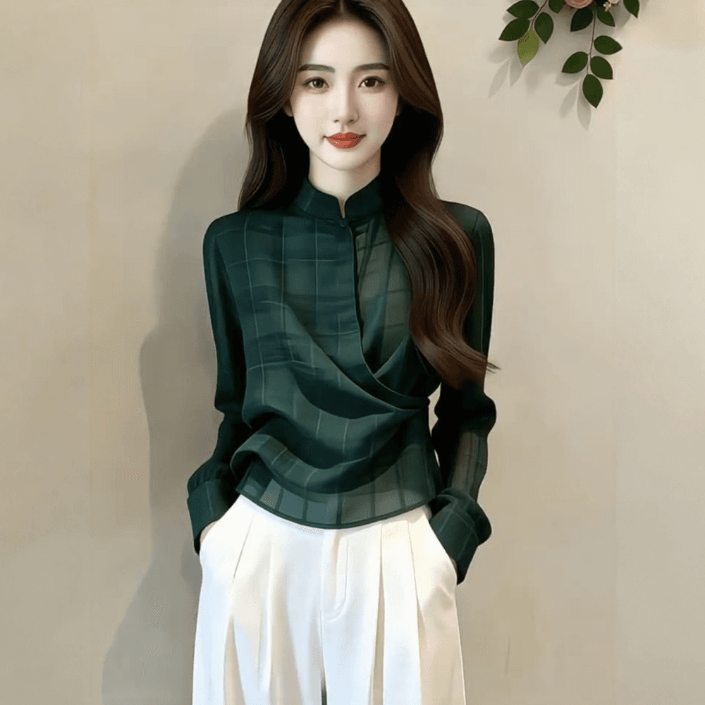 고급 외국 가스 레트로 세련된 느슨함 다용도 셔츠 2026 여름 새로운 몸매 가꾸기 출퇴근 맨위 이미지 2