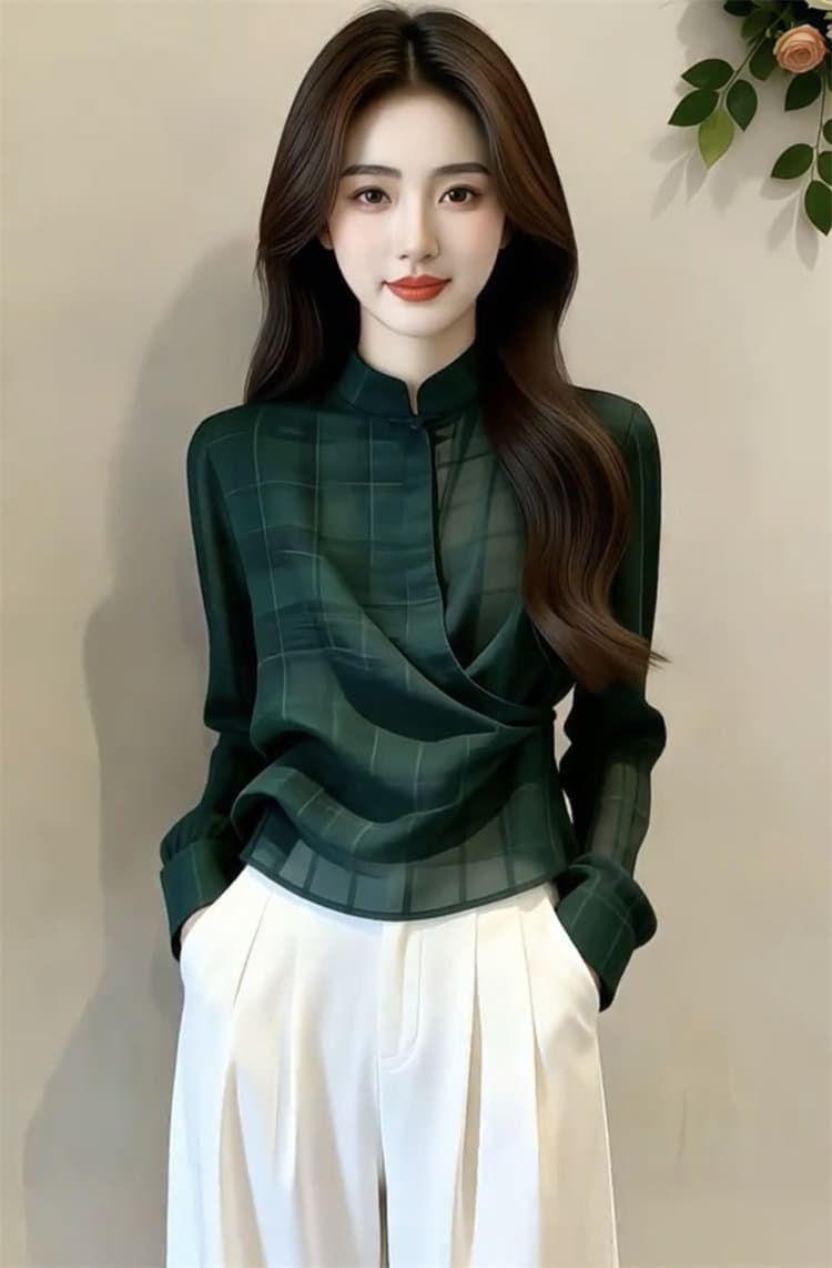 고급 외국 가스 레트로 세련된 느슨함 다용도 셔츠 2026 여름 새로운 몸매 가꾸기 출퇴근 맨위 상세 이미지 3
