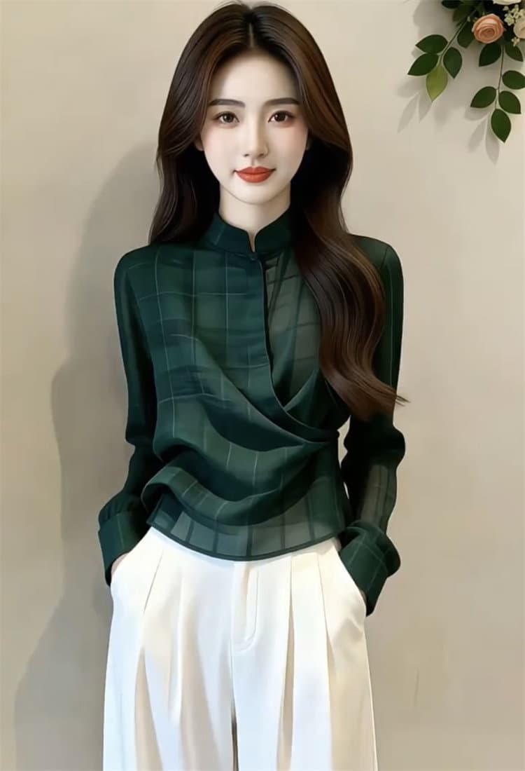고급 외국 가스 레트로 세련된 느슨함 다용도 셔츠 2026 여름 새로운 몸매 가꾸기 출퇴근 맨위 상세 이미지 5