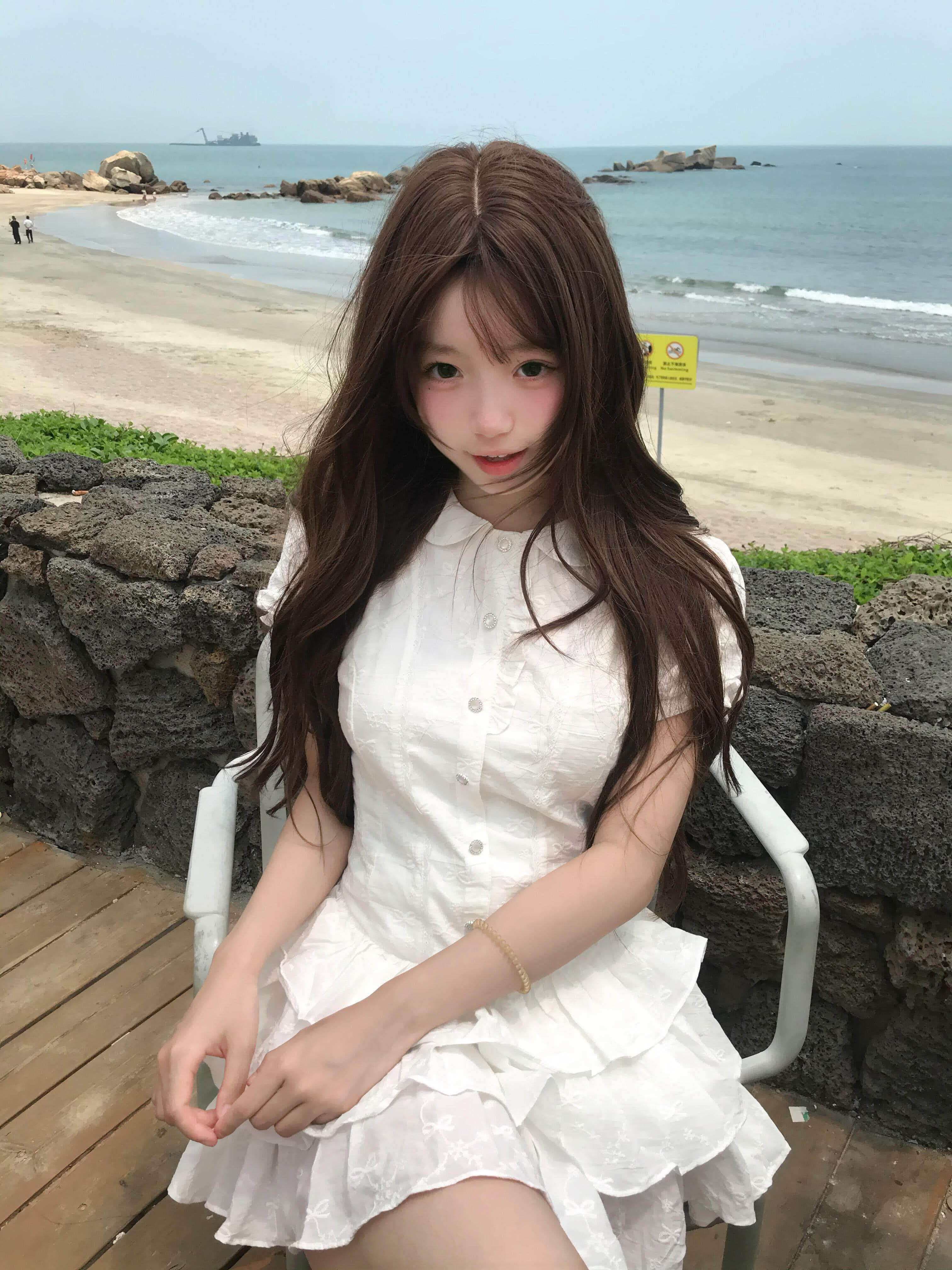 한 부서 학원 스타일 거품 소매 화이트 셔츠 여성 드레스 여름 핫걸 착용 가져 가라. 한 마디 쇼트 스타일 케이크 치마 이미지 3