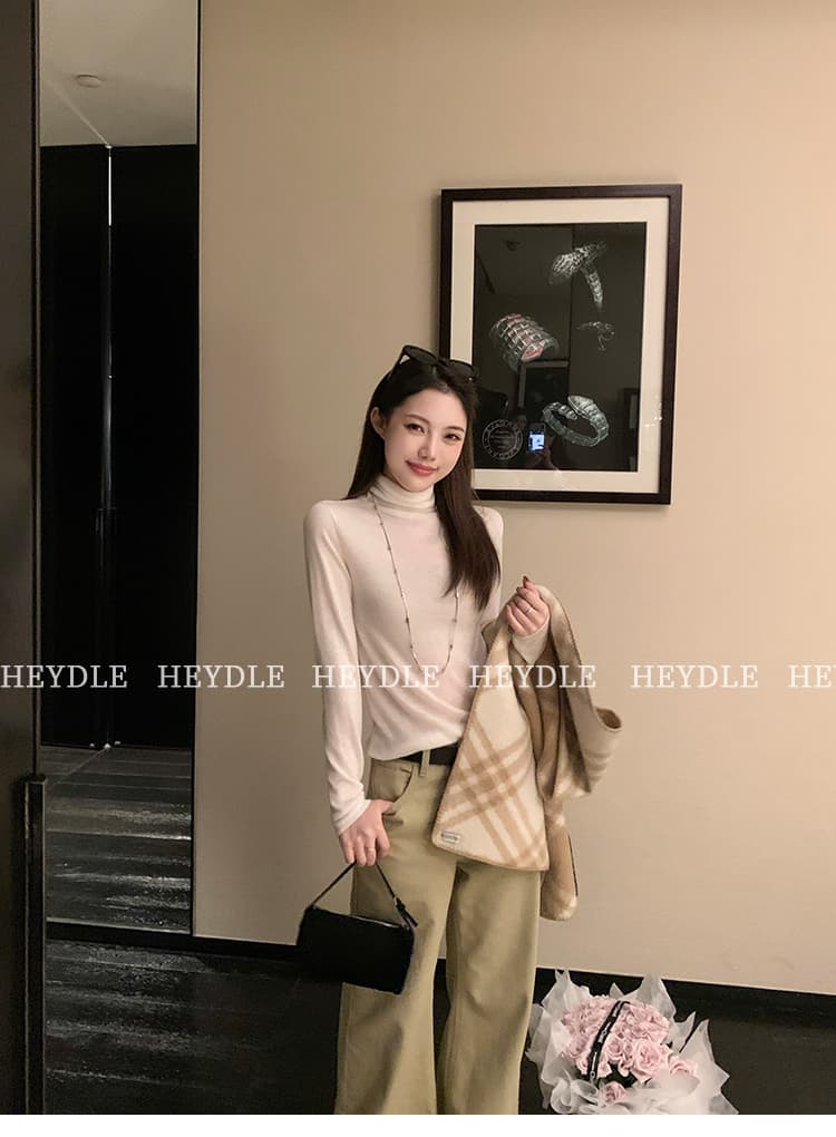 검은 콩 흠 느긋한 스타일 모래 워시 스트레이트 청바지 오래된 돈 바람 다용도 슬림해 보이는 넓은 다리 길이 바지 상세 이미지 16