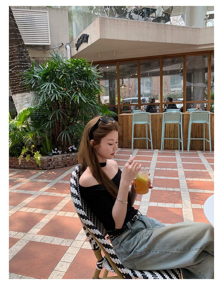 케이크를 잘라 직접 만든 작은 키 봄 여름 파란색 바지 아이들 패션 뜨거운 은 스팽글 스트레이트 넓은 다리 청바지 다용도 상세 이미지 44