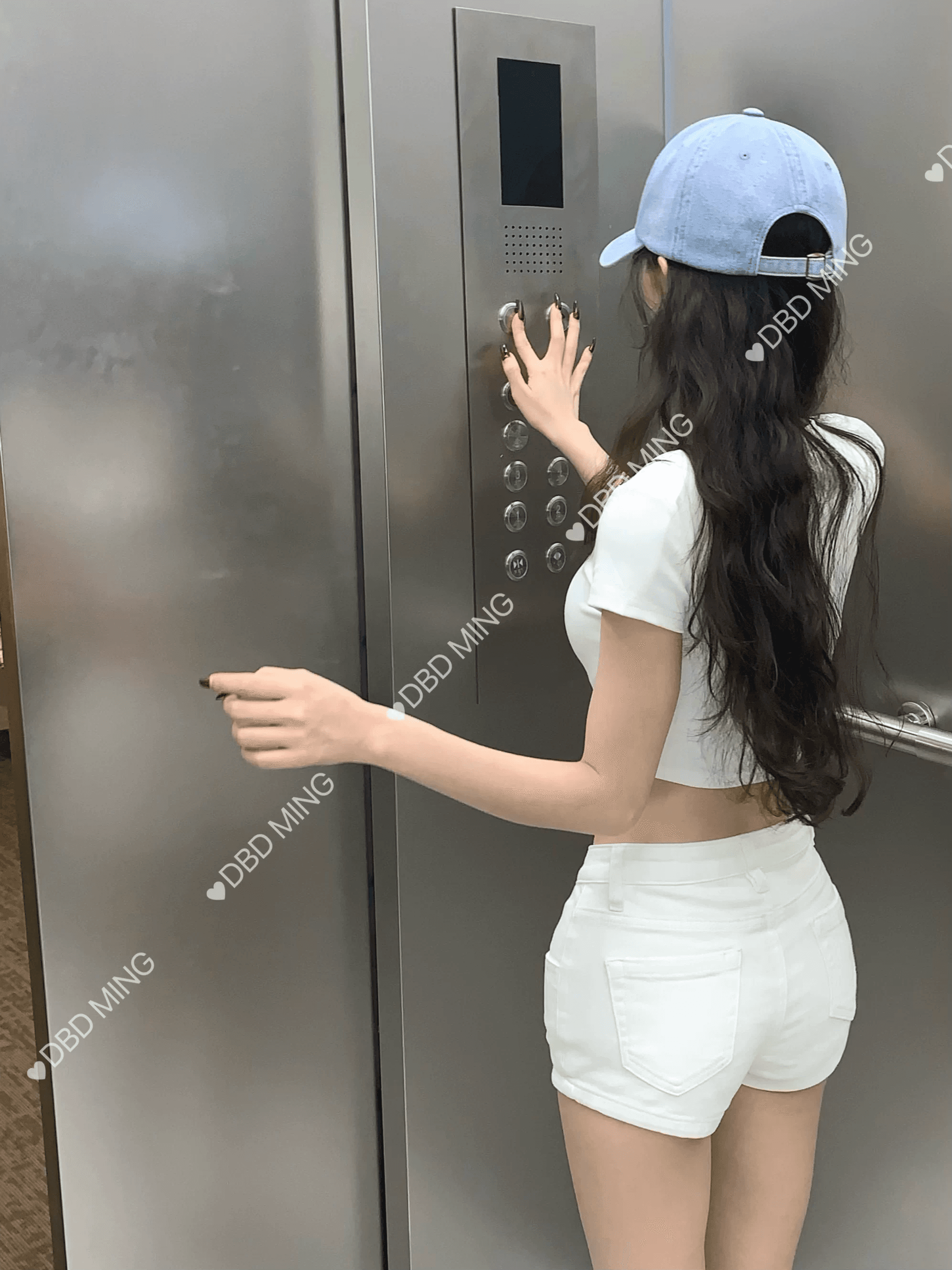 단백질 계란 한 부서 순수한 욕망 화이트 펭 넓적 다리 반바지 청바지 타이트 타이트 스커트 핫 바지 이미지 4