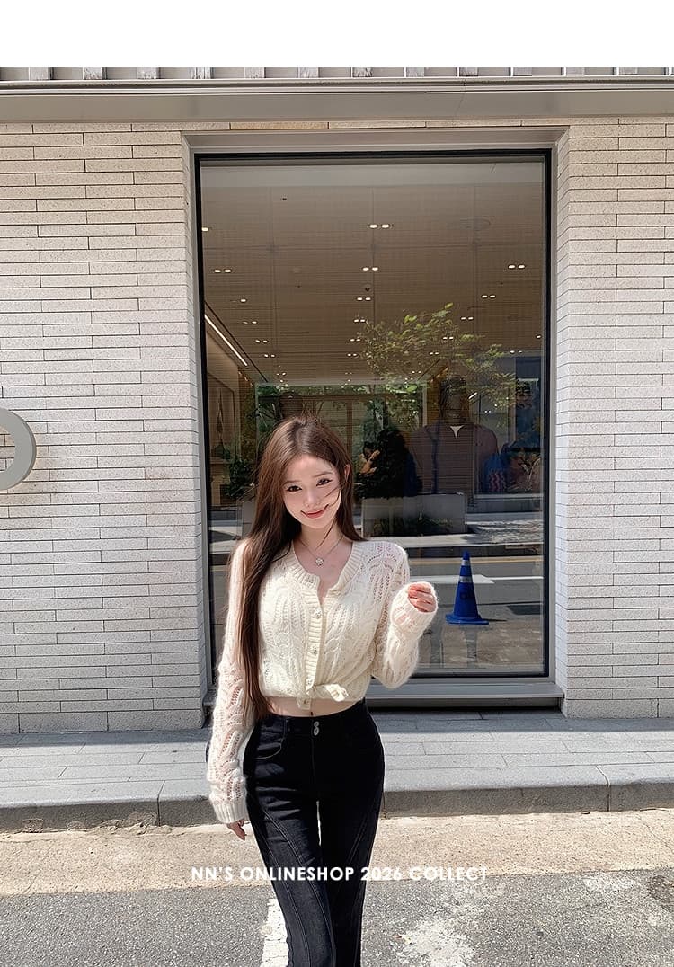 첸 좋은 난 nns 하프 한 바지 레트로 마 오래된 워싱 블랙 곡선 분할선 부츠컷 청바지 상세 이미지 12